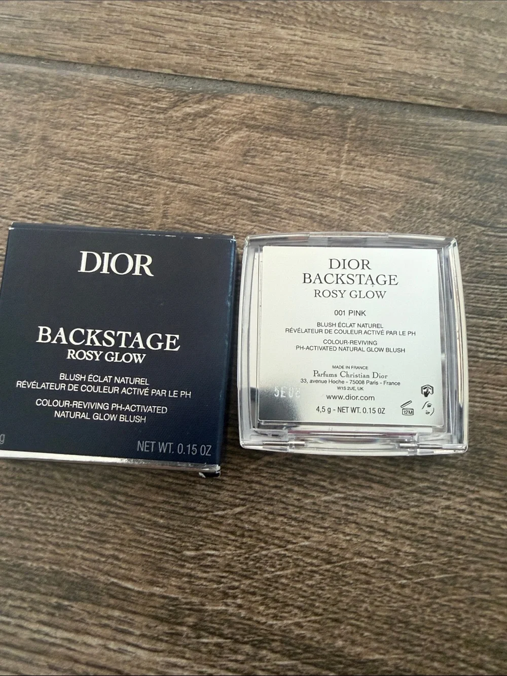 Dior Backstage Rosy Glow Blush. 001 Pink. NIB